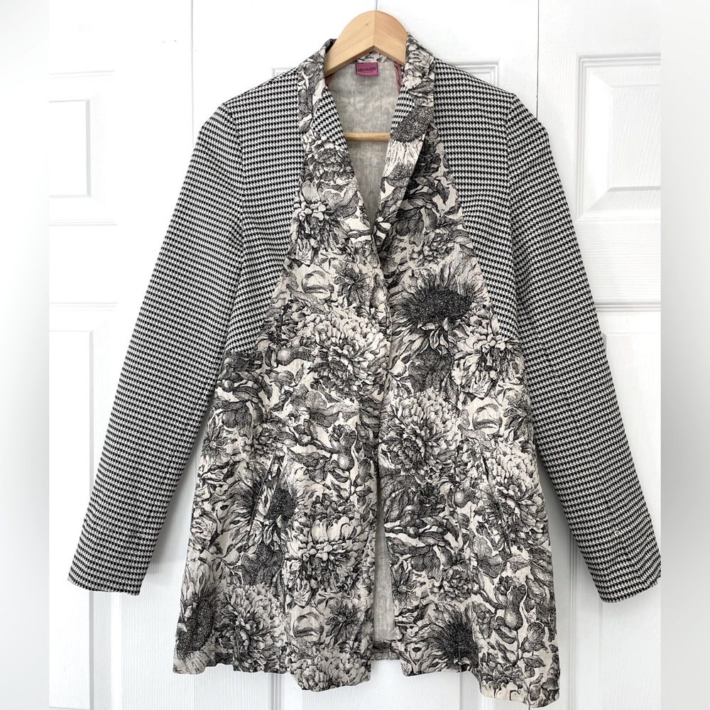 Save the Queen Italian Linen Blazer Jacket, Size S